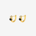 Boucles d'oreilles - THEA | Doré - Noir