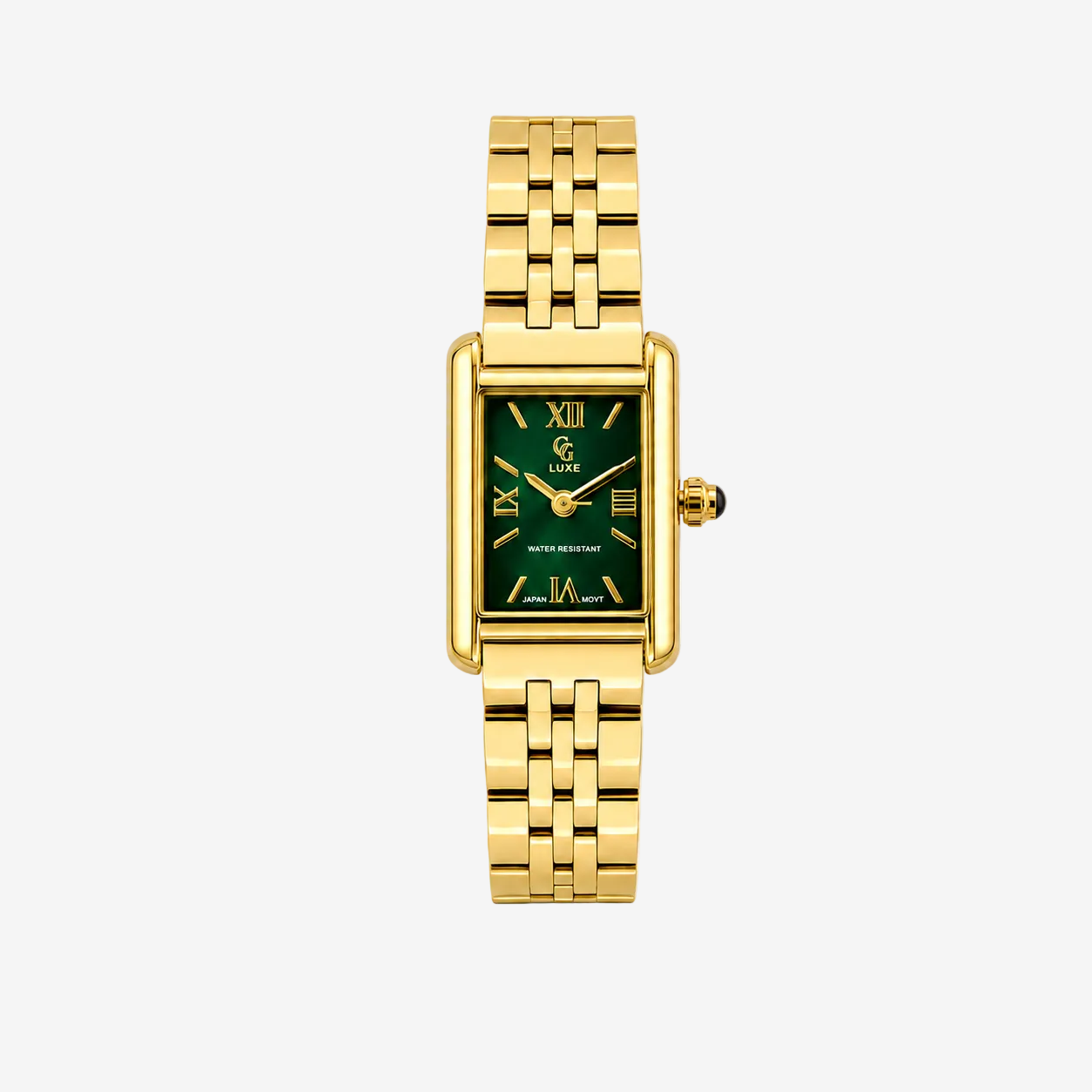 Montre Suzie | Dorée-vert - GG Luxe Watch
