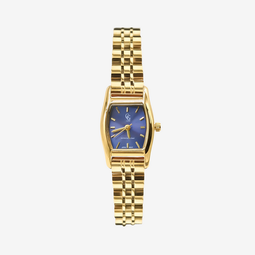 Montre Joséphine | Dorée - Bleu - GG Luxe Watch