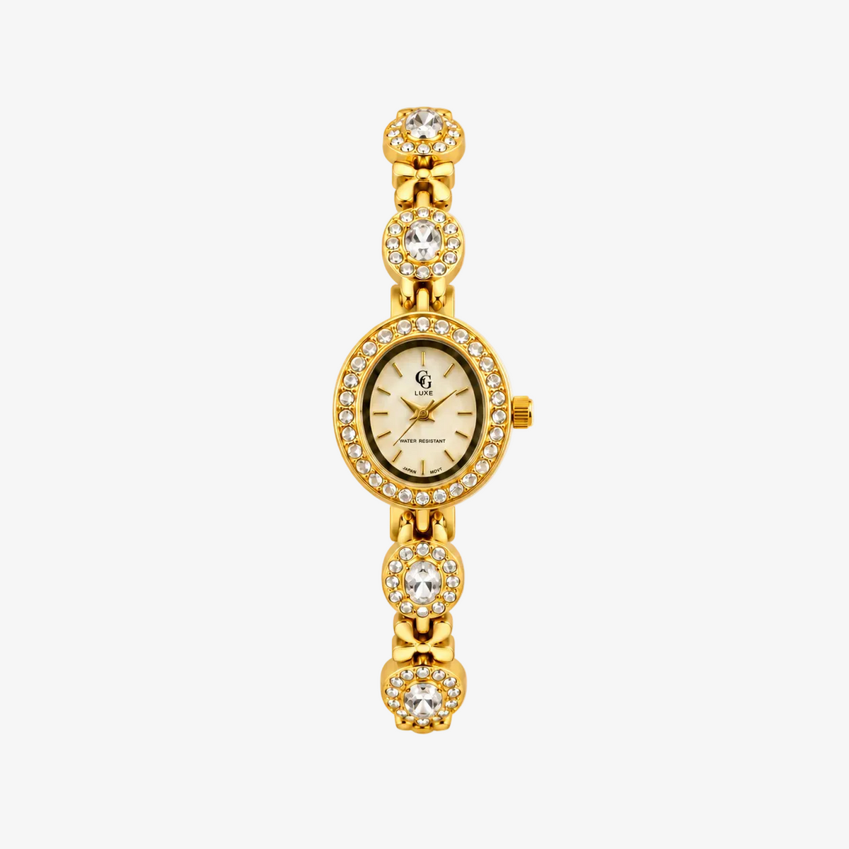 Montre Bruna | Dorée - Blanc