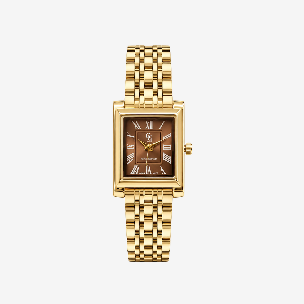Montre Odette | Dorée - Marron - GG Luxe Watch