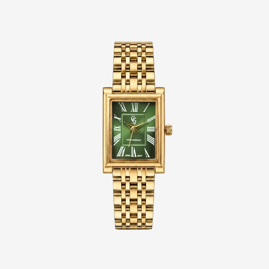 Montre Odette | Dorée - Verte - GG Luxe Watch