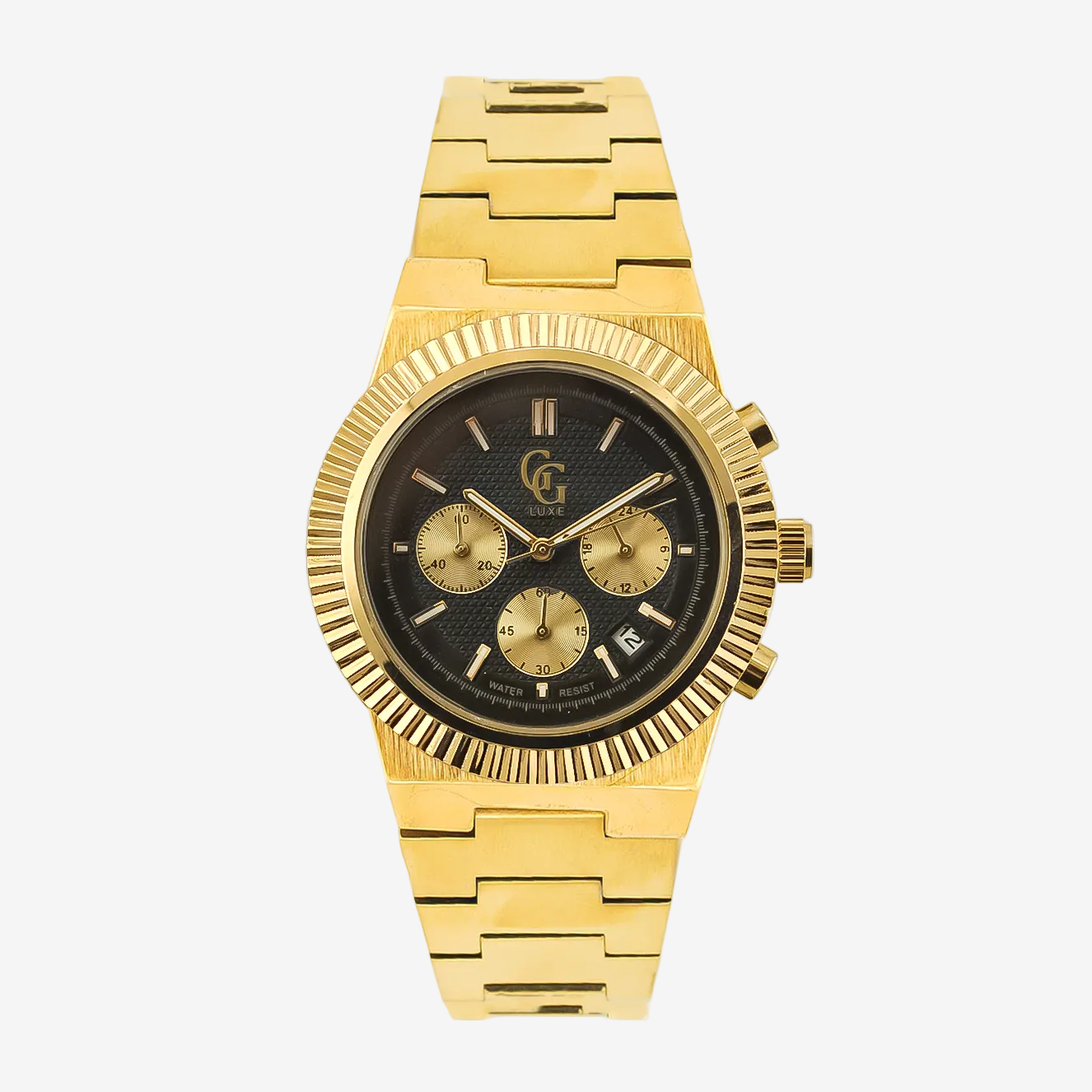 Montre Sterling | Dorée- Noir - GG Luxe Watch