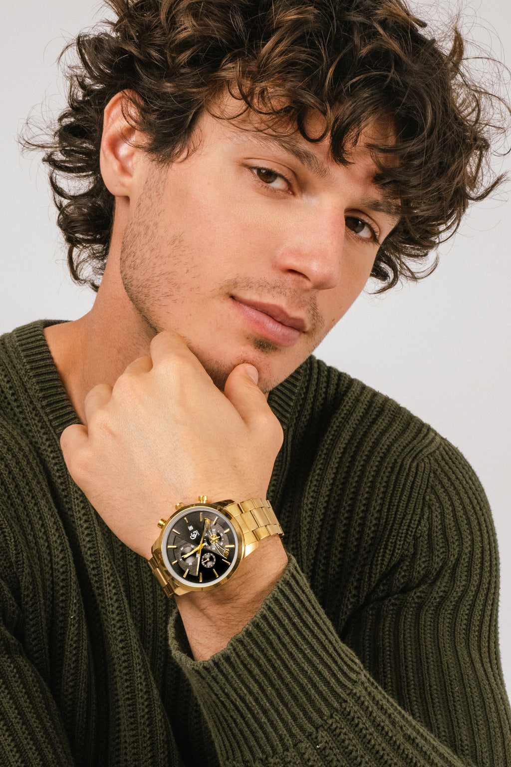 Montre Gabriel | Dorée- Noir - GG Luxe Watch