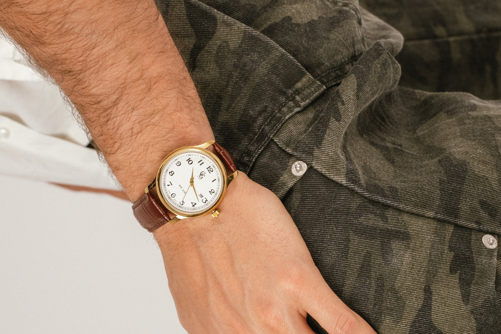 Montre Easton | Bicolore - Verte - GG Luxe Watch