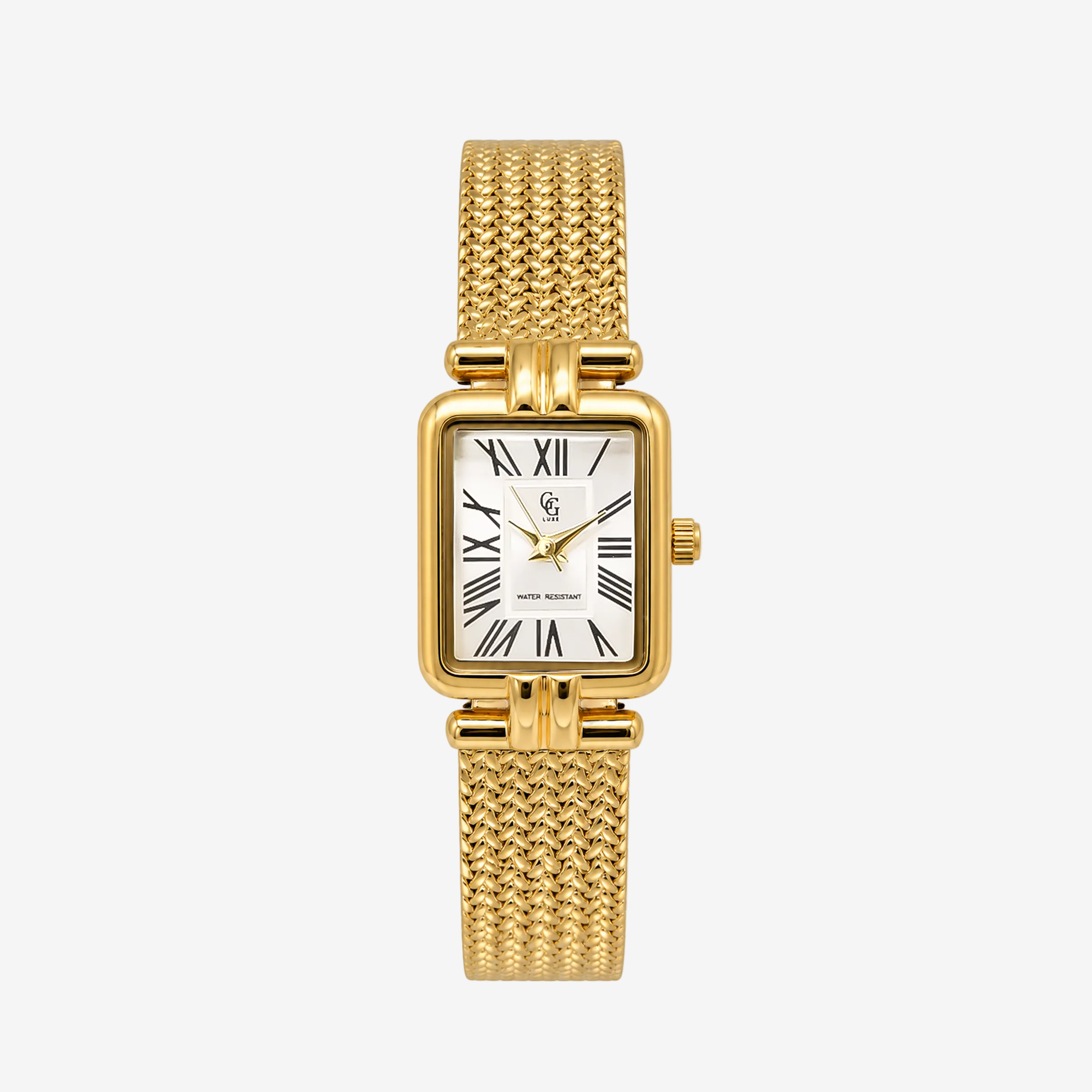Montre Charly | Dorée - Blanc - GG Luxe Watch