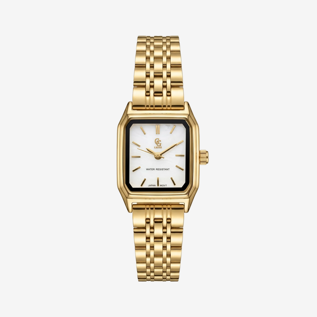 Montre Clémence | Dorée - Blanc - GG Luxe Watch