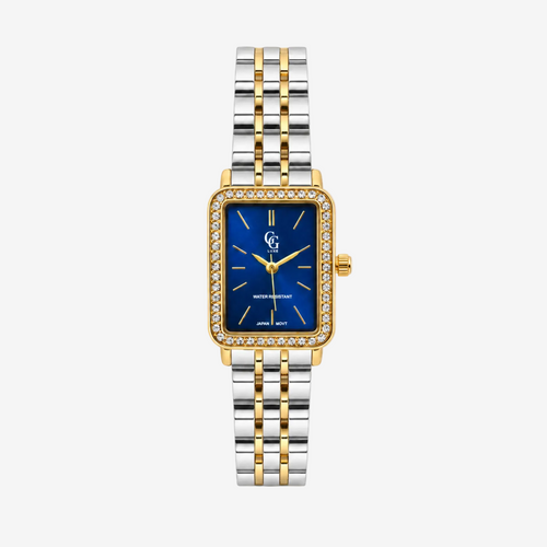 Montre Héloise - Bicolore / Bleu