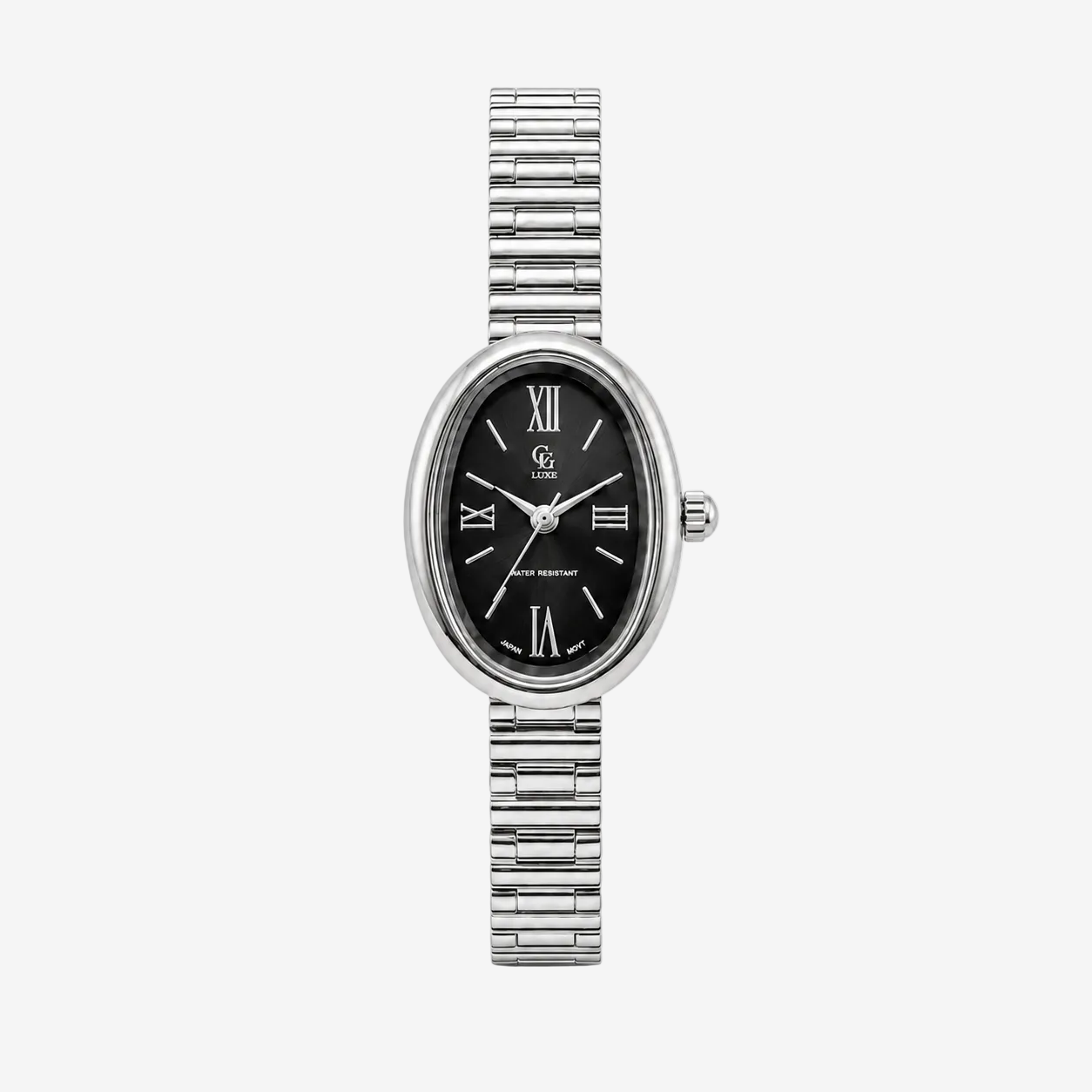 Montre Lolie  | Argent - noir