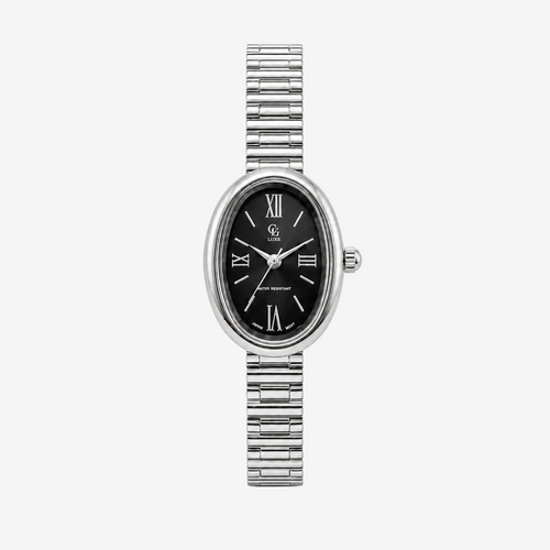 Montre Lolie  | Argent - noir