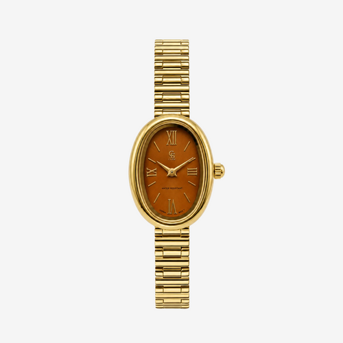Montre Lolie  | Dorée - Orange