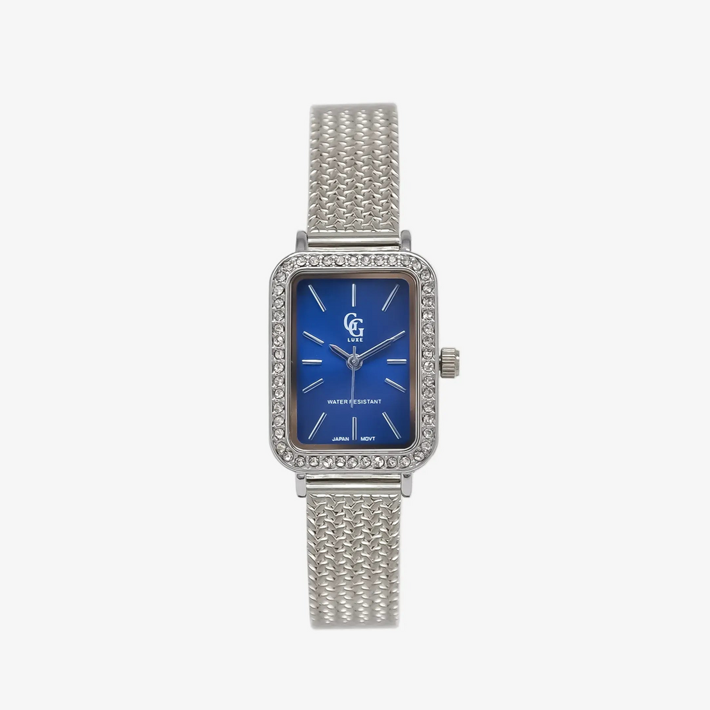 GG Luxe Watch Bonnie Montre argentée rectangulaire • Boutique Officielle GG Luxe