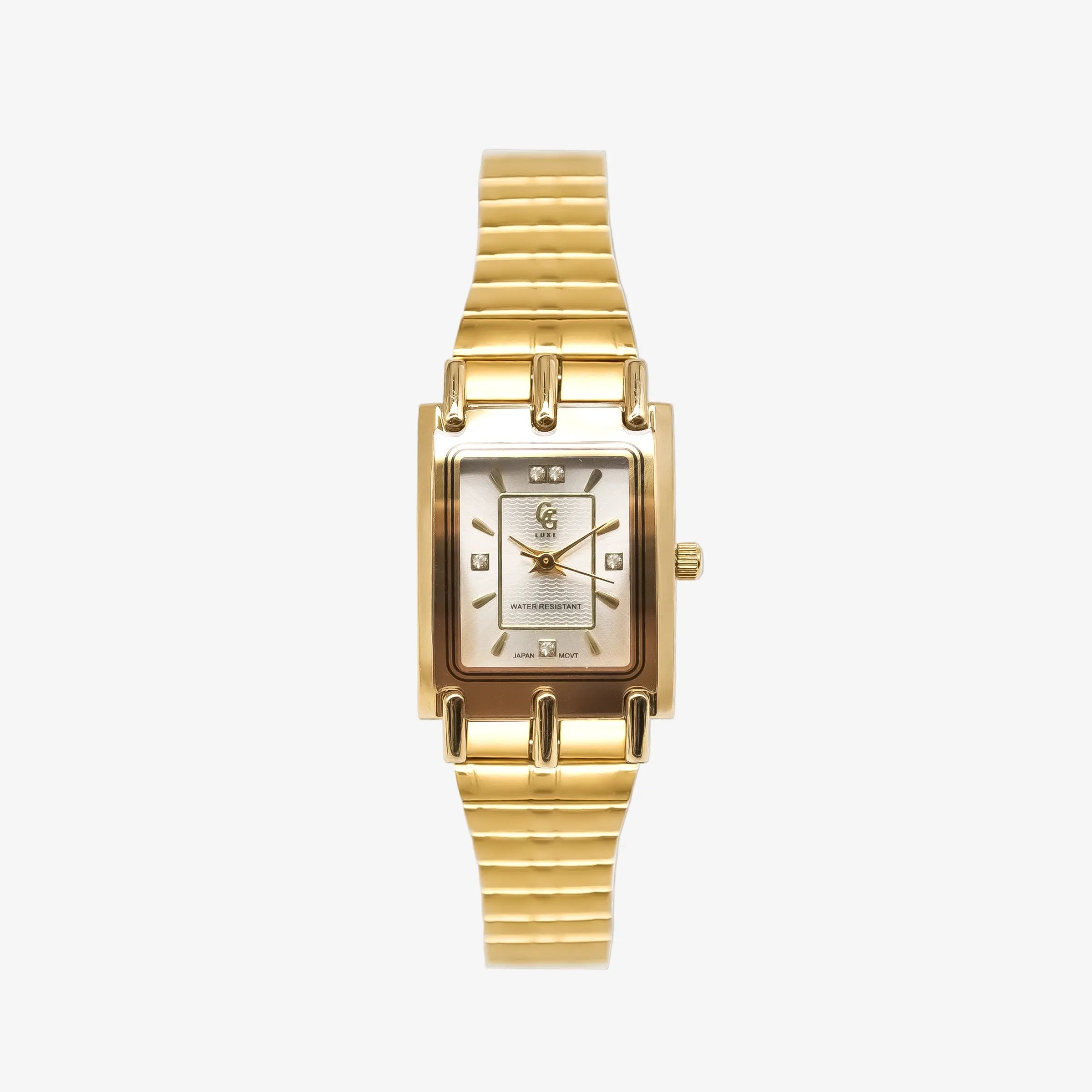 Montre Claudie | Doré - blanc - GG Luxe Watch