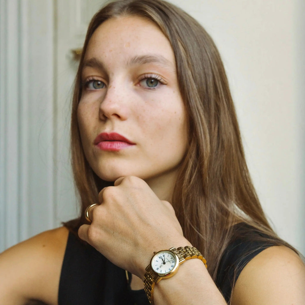 Montre Colette | Dorée-blanc - GG Luxe Watch