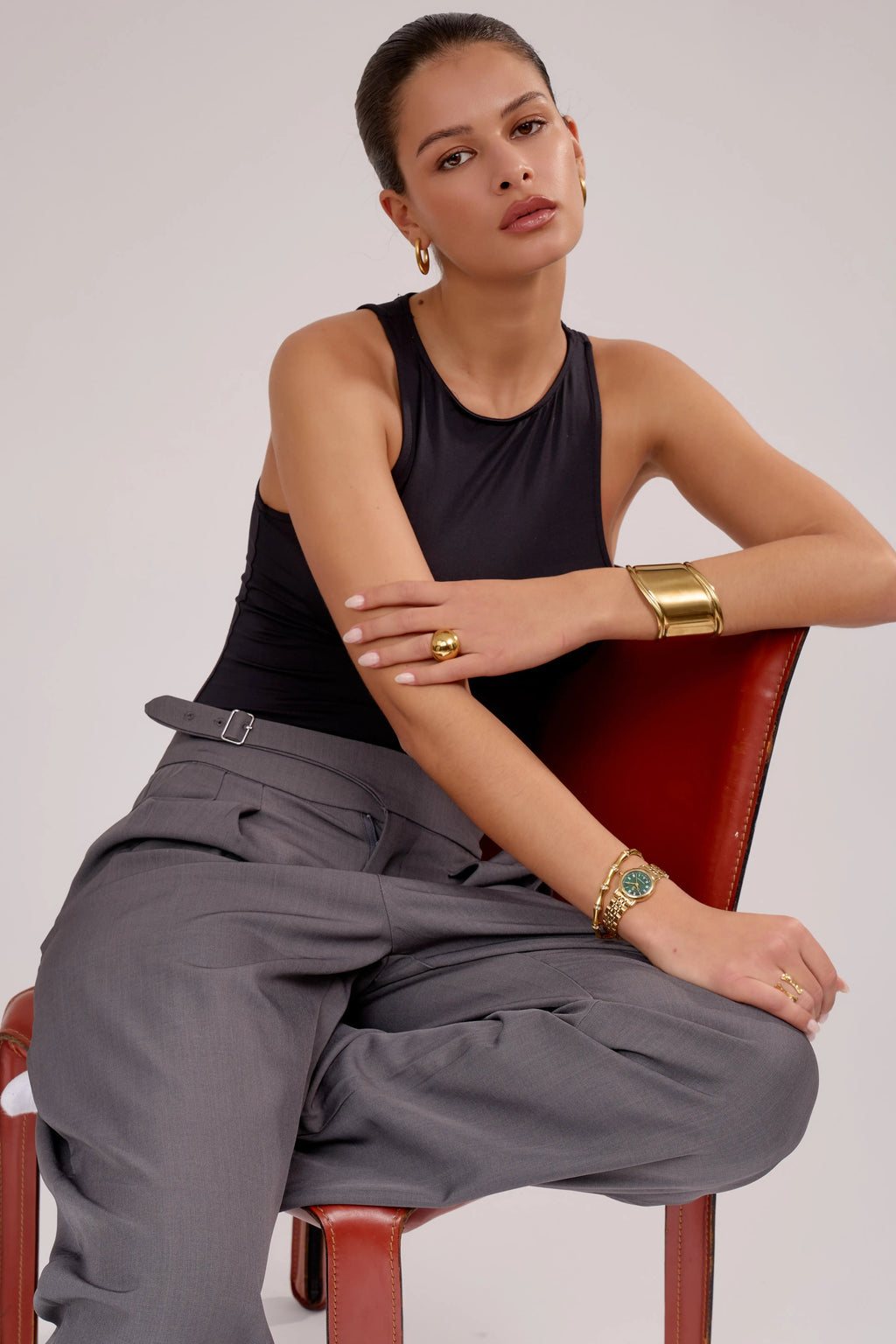 Montre Colette | Dorée-verte - GG Luxe Watch