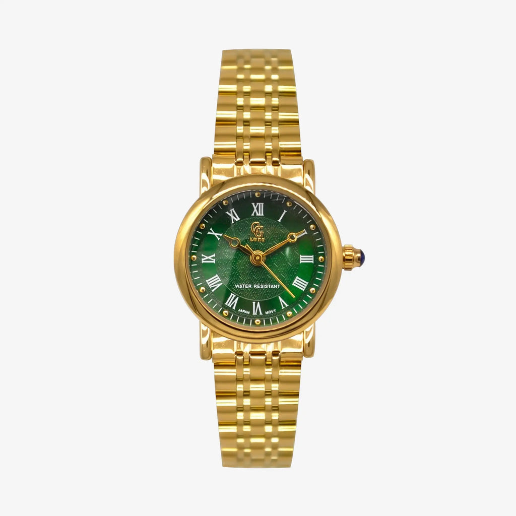 Montre Colette | Dorée-verte - GG Luxe Watch