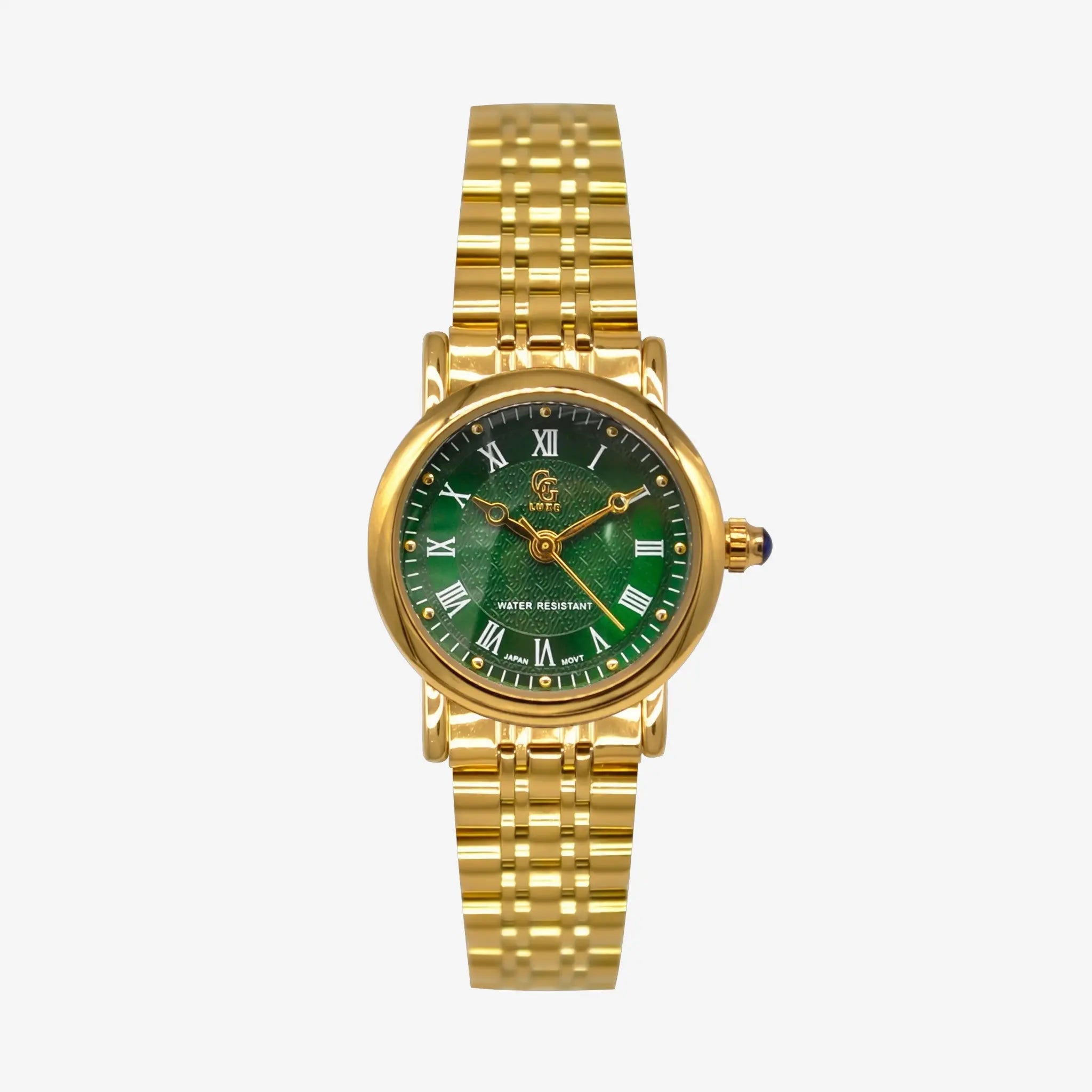 Montre Colette | Dorée-verte - GG Luxe Watch