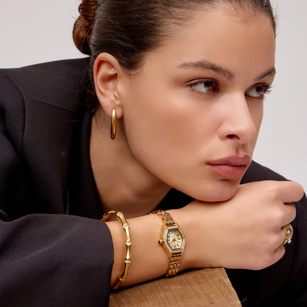 GG Luxe Watch Gisèle dorée • Boutique Officielle GG Luxe