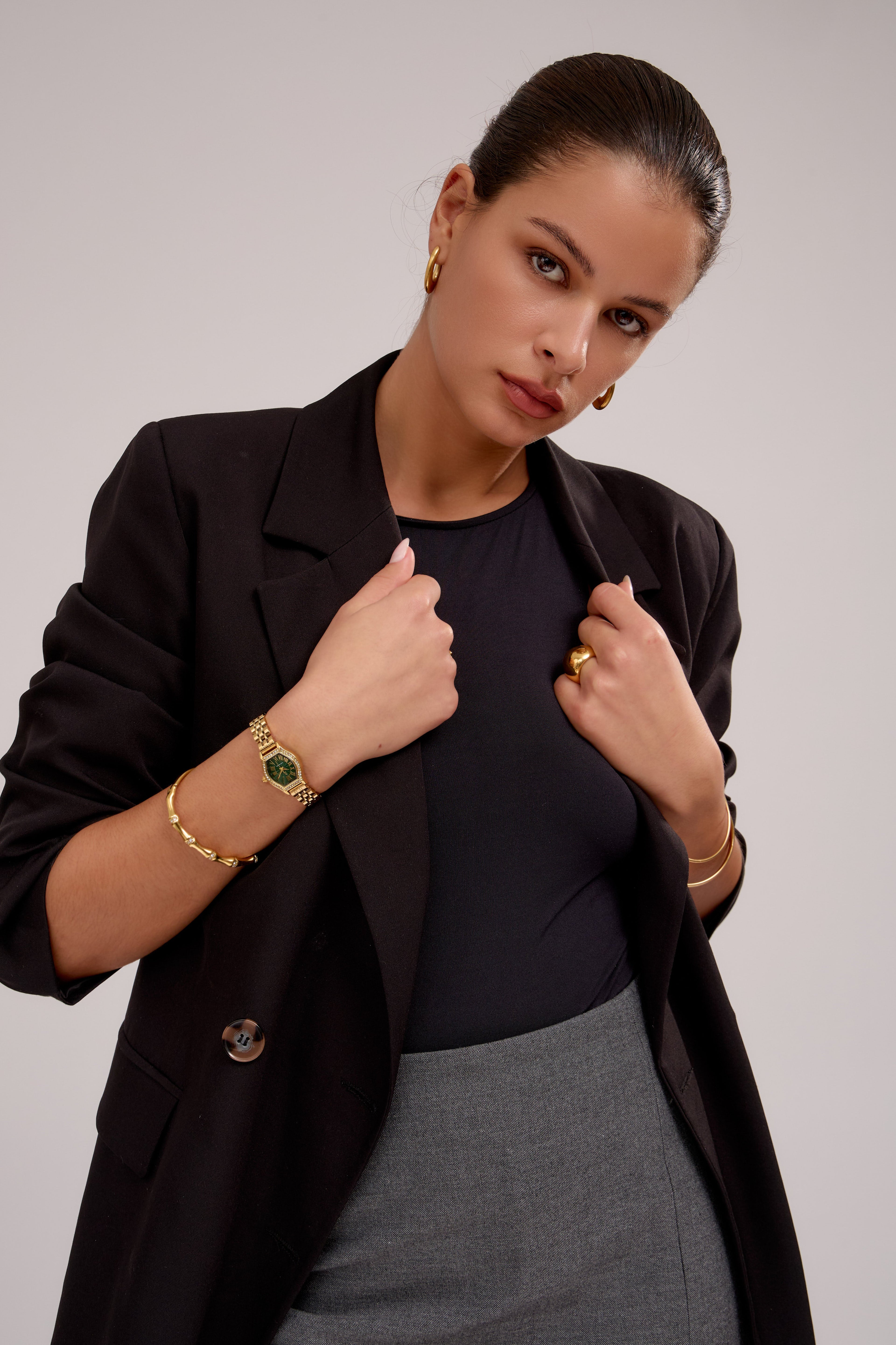 Montre Gisèle | émeraude - montre