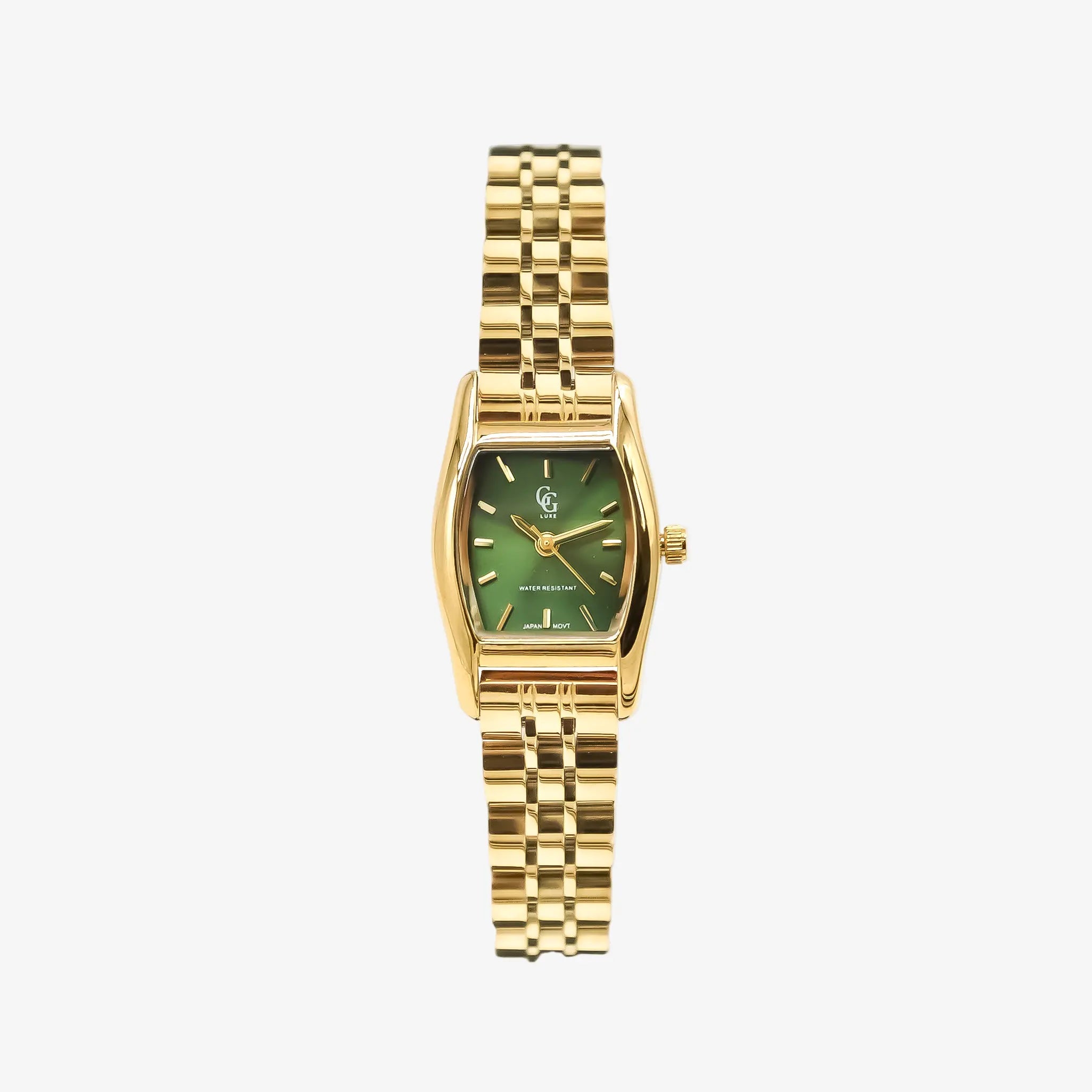 Montre Joséphine | Dorée - Verte - GG Luxe Watch