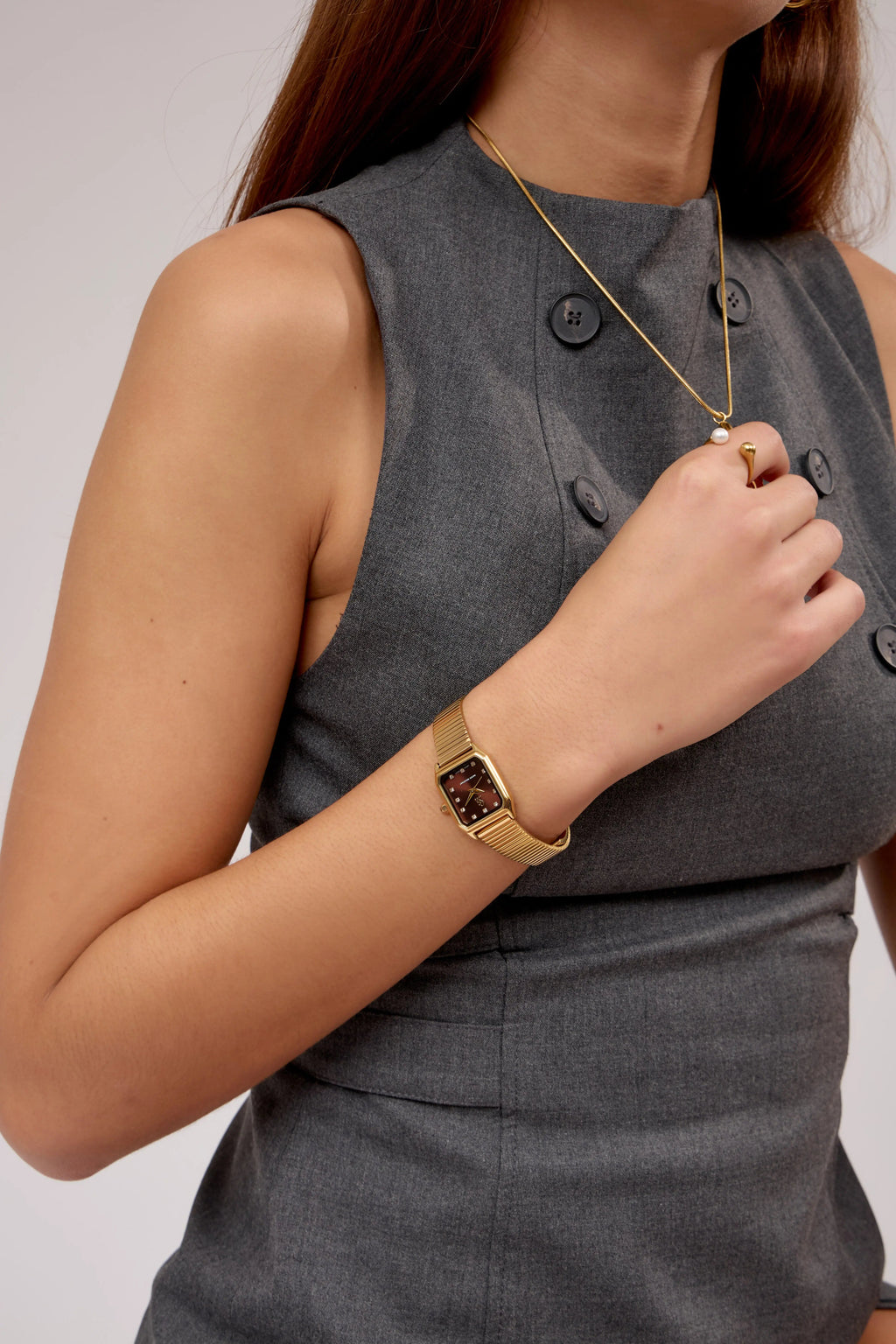 Montre Marlow | Marron - GG Luxe Watch