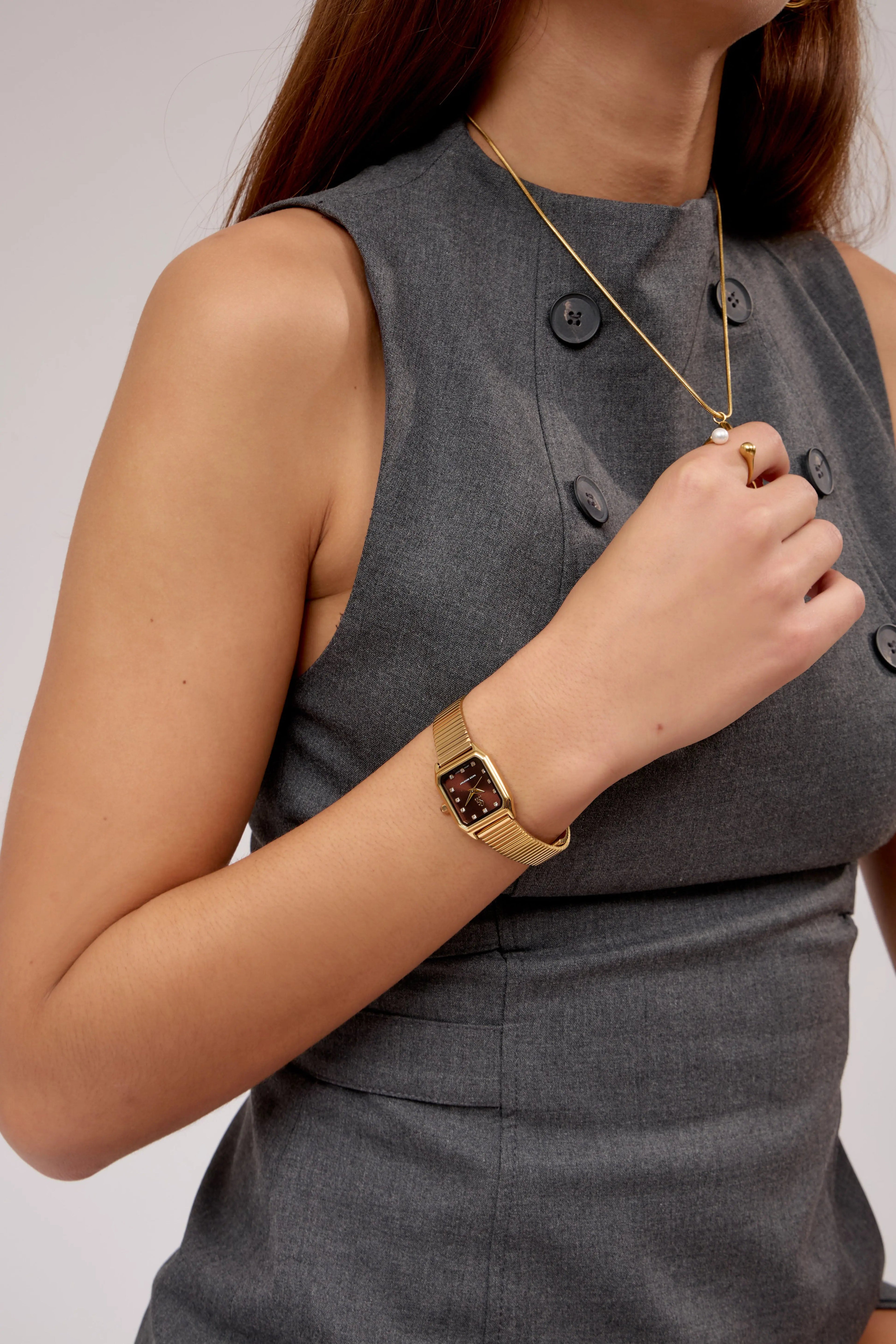 Montre Marlow | Marron - GG Luxe Watch