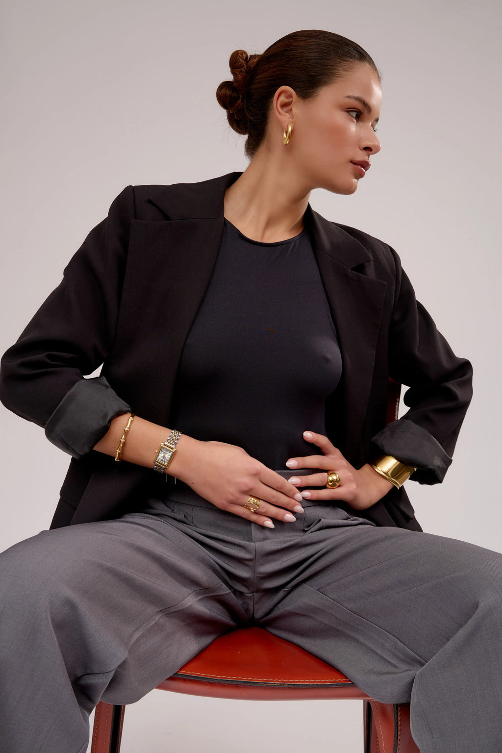 GG Luxe Watch Odette Montre Bicolore rectangulaire • Boutique Officielle GG Luxe