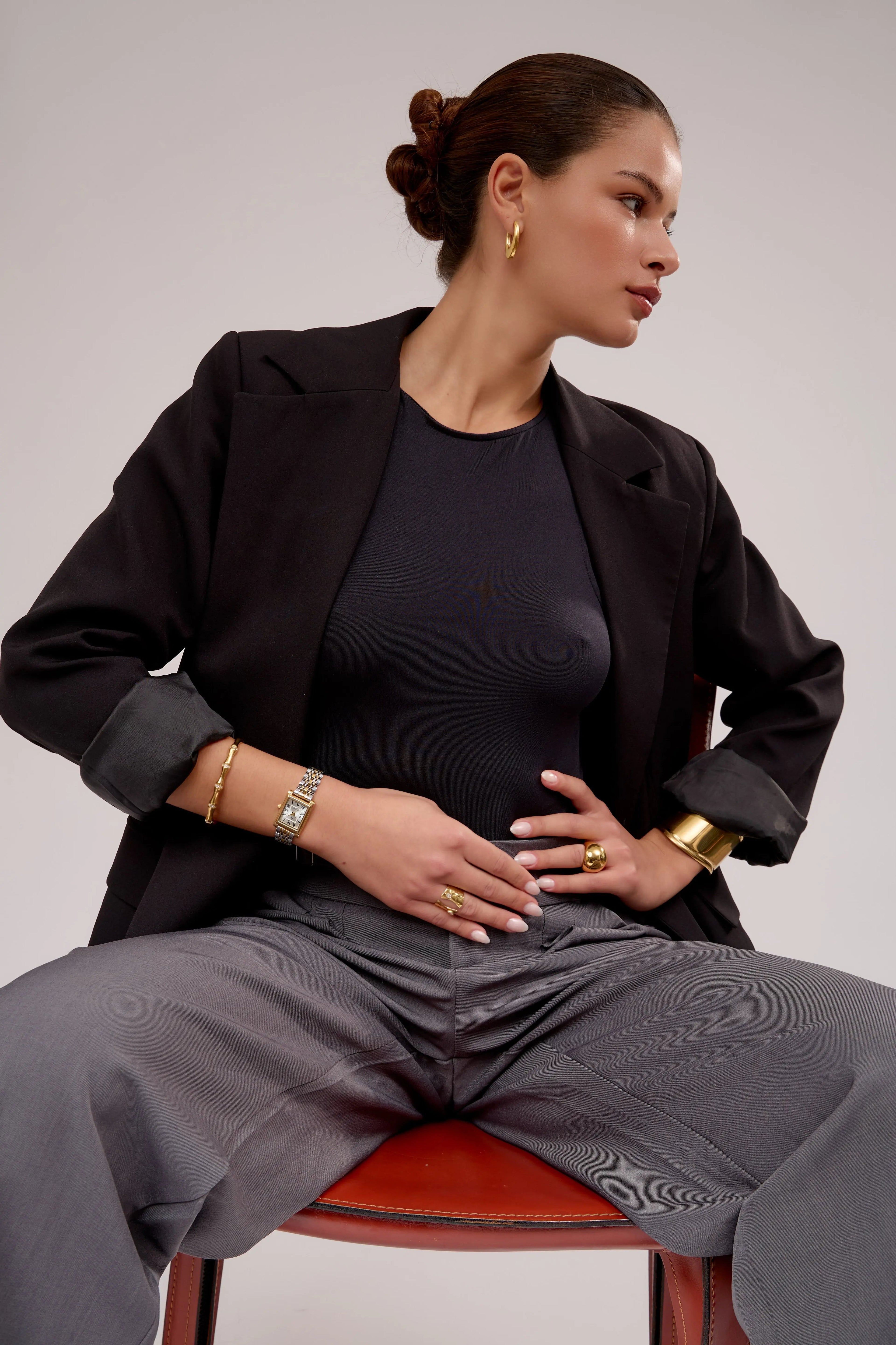 GG Luxe Watch Odette Montre Bicolore rectangulaire • Boutique Officielle GG Luxe