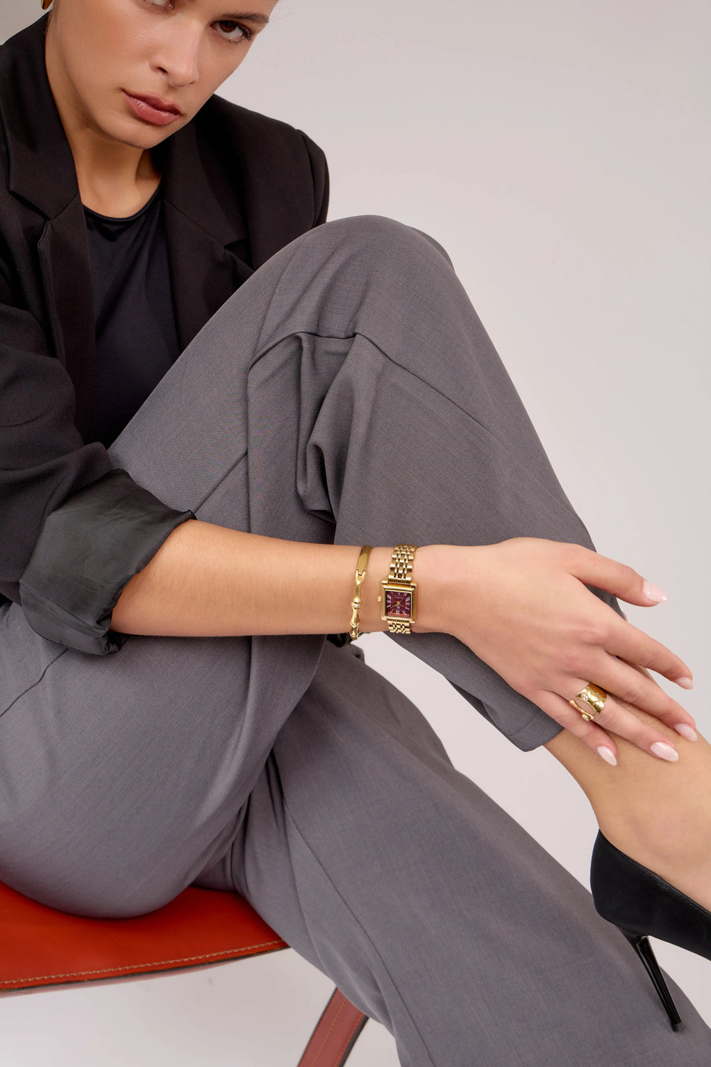 GG Luxe Watch CORY Montre Ovale Bicolore • Boutique Officielle GG Luxe