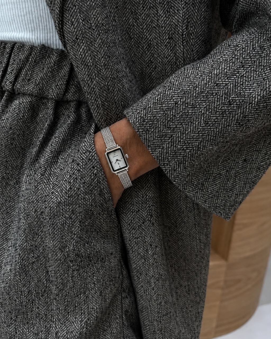 Montre Soho | Argent-blanc