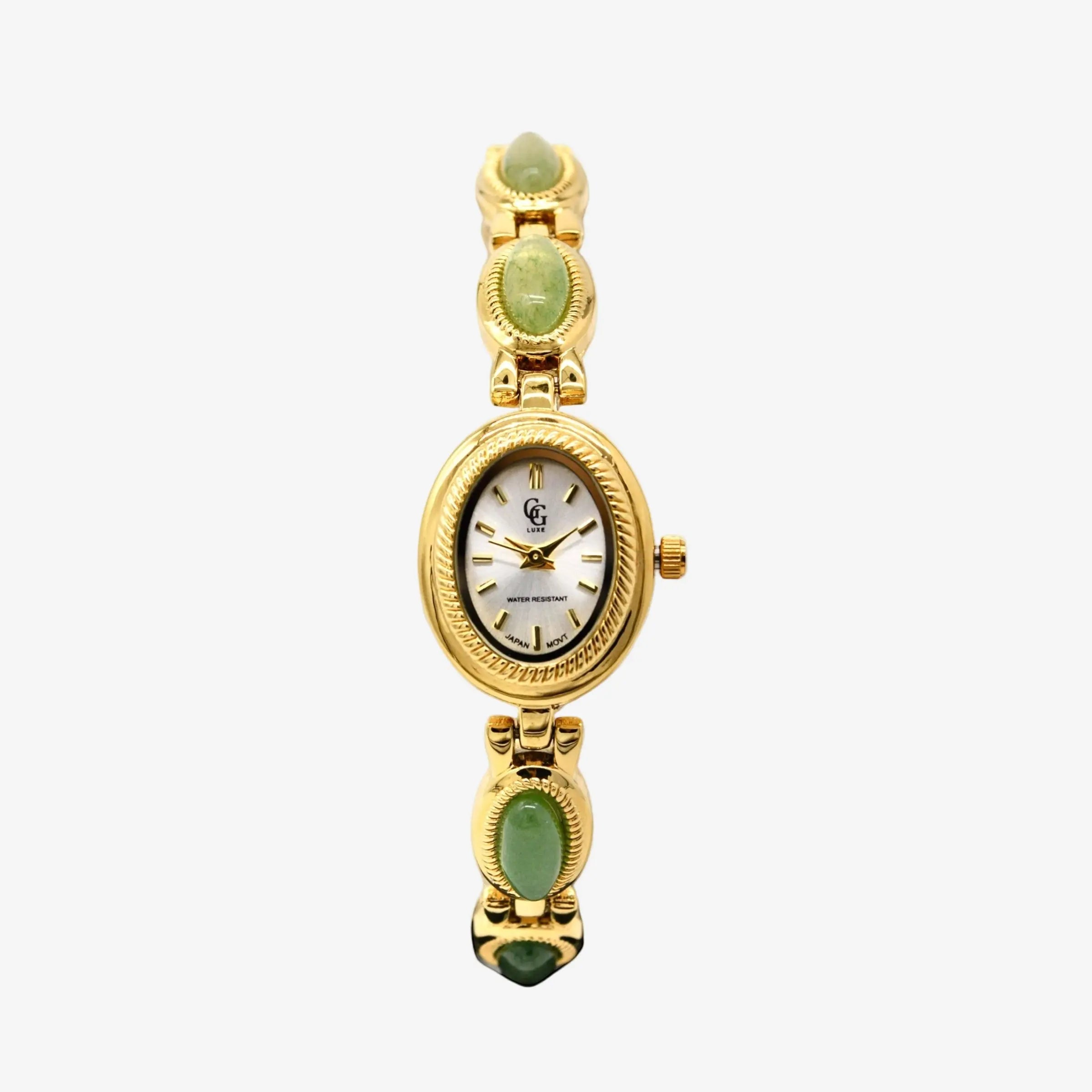 Montre Solange | Verte Aventurine - GG Luxe Watch