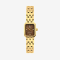 Montre Sona | Dorée-Marron - montre