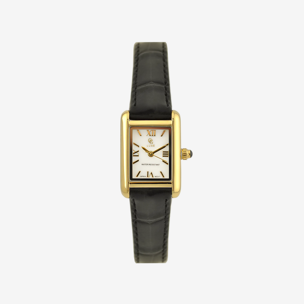 Montre Suzie | Dorée-Noir - montre