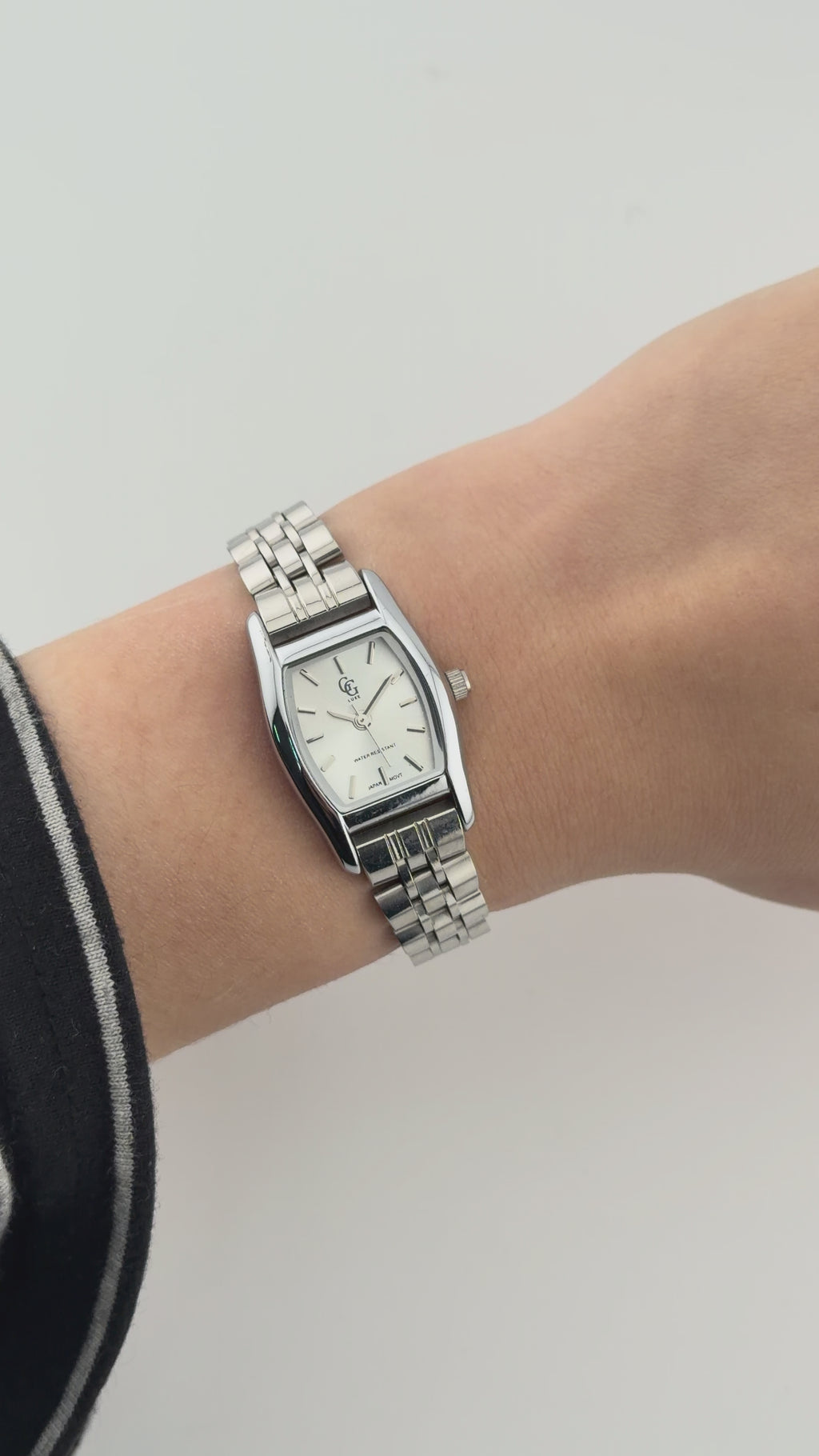 Montre Joséphine | Argent - Blanc