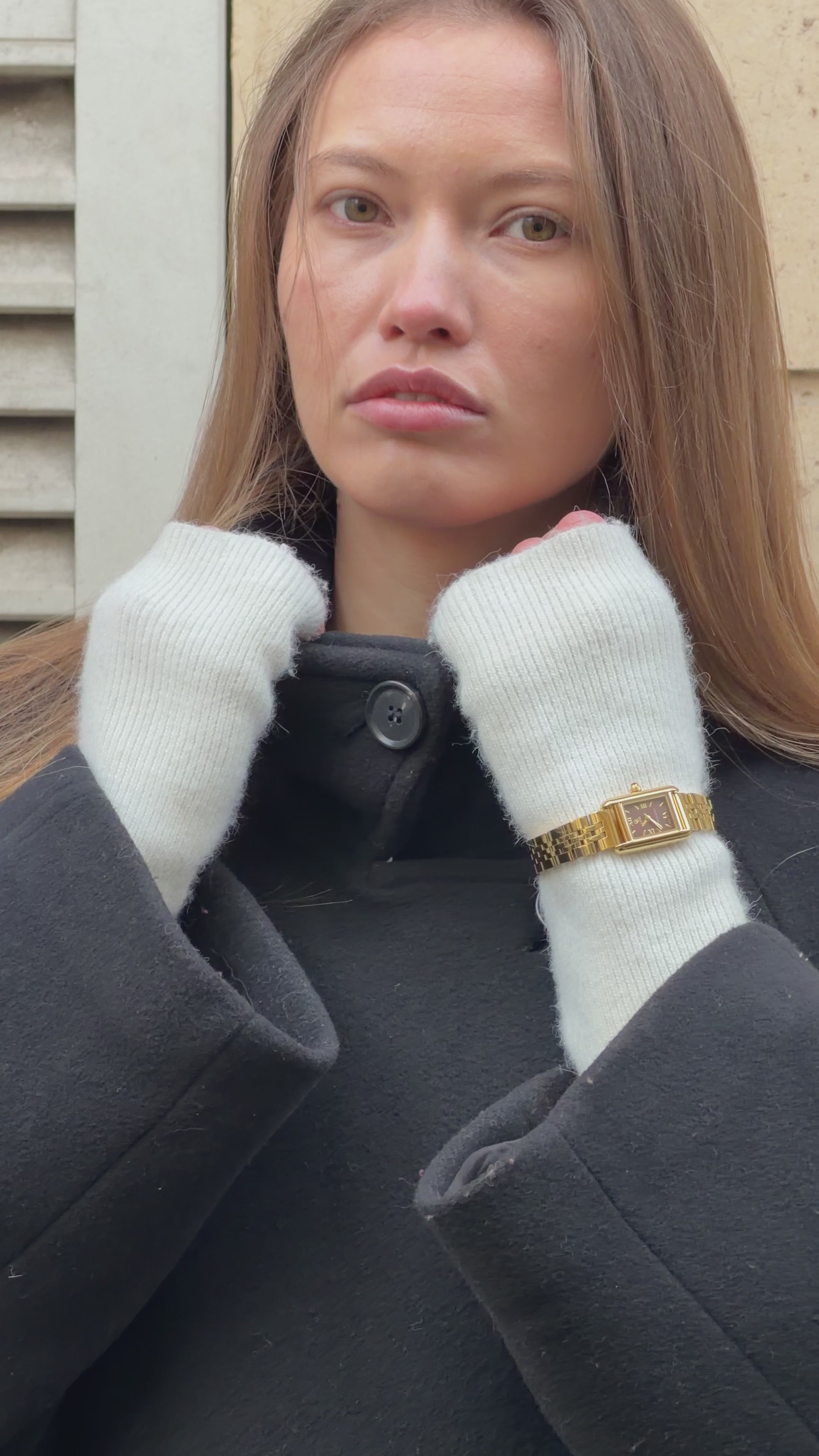 Montre Suzie | Dorée-marron