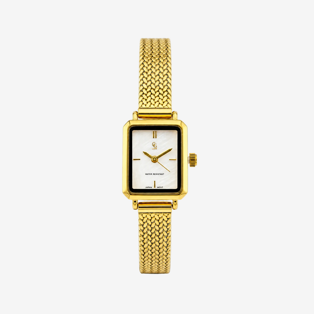 Montre Soho | Dorée-Blanc - GG Luxe Watch