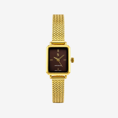 Montre Soho | Dorée-Marron