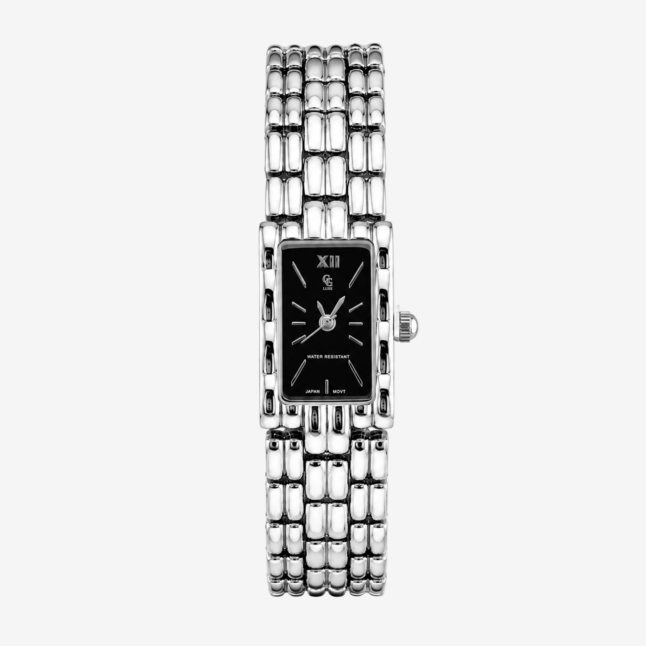 Montre Stockholm | Argent-Noir